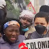 Video shows Barack Obama's half-sister being attacked with tear gas during riots in Kenya.