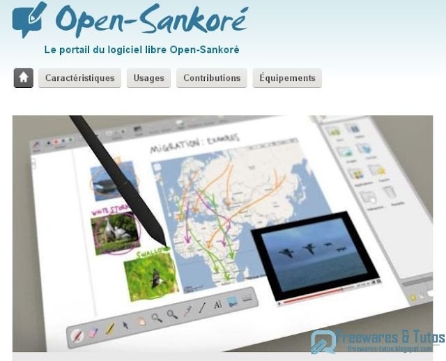 Open-Sankoré  : un logiciel Open-Source pour un enseignement interactif