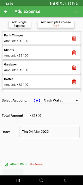 UTONGA Budget Planner App
