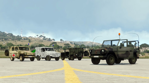 Arma3用MODのLKW leicht gl Wolf