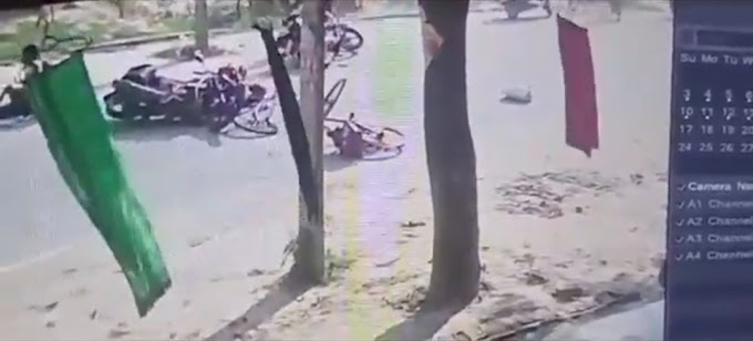 छात्रा का दुपट्टा खींचा…गिरने पर बाइक से रौंदा, मौत…VIDEO देखें स्कूल से घर लौट रही थी