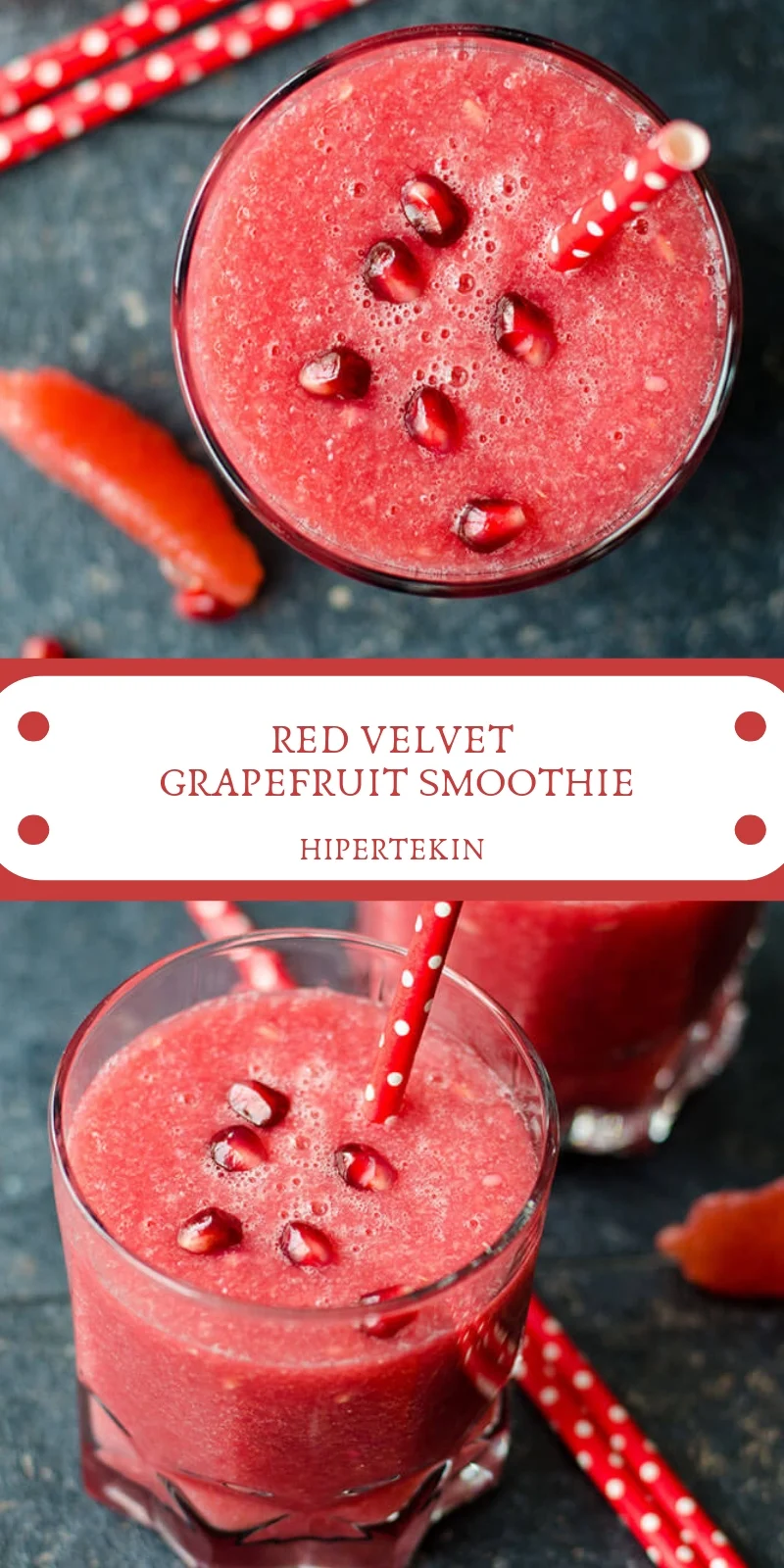 RED VELVET GRAPEFRUIT SMOOTHIE