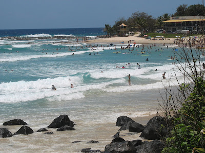 gold coast beach. The Gold Coast strip kicks off