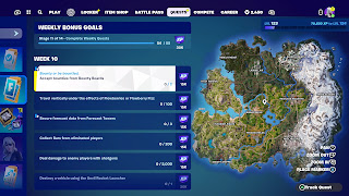 The weekly quests for Fortnite, Chapter 5, Season 1.