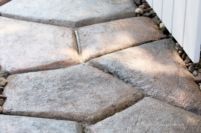 Stone Look Concrete Walkway, Bliss-Ranch.com