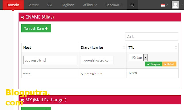 Cara Mengganti Domain Blogspot ke Com