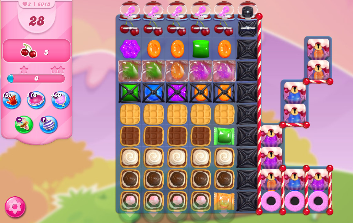 Candy Crush Saga level 5618