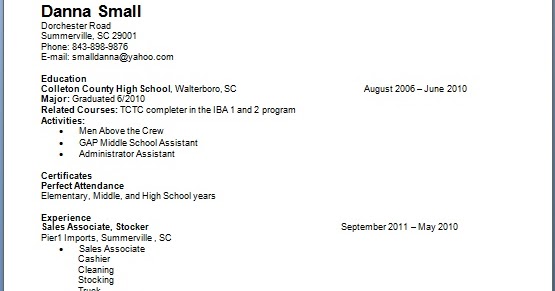 Example of A Resume For Administrative Assistant in Word ...