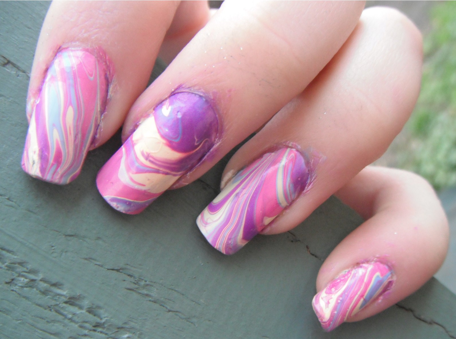 40 Creative Water Marble Nail Art Designs Nail Design Ideaz