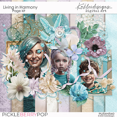 Living in Harmony Page kit by Kakleidesigns