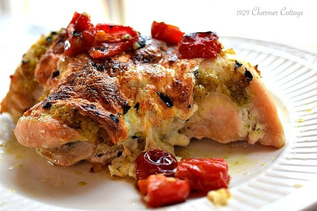 baked pesto chicken recipe