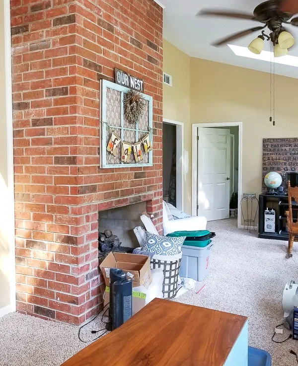 sunroom fireplace