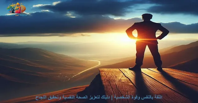 شخص يقف بثقة ويرفع رأسه عالياً، رمزًا للثقة بالنفس وقوة الشخصية.