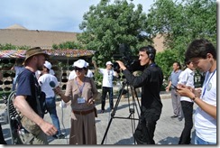 Andy is interviewed by Uzbekistan TV Andy is interviewed by Uzbekistan TV