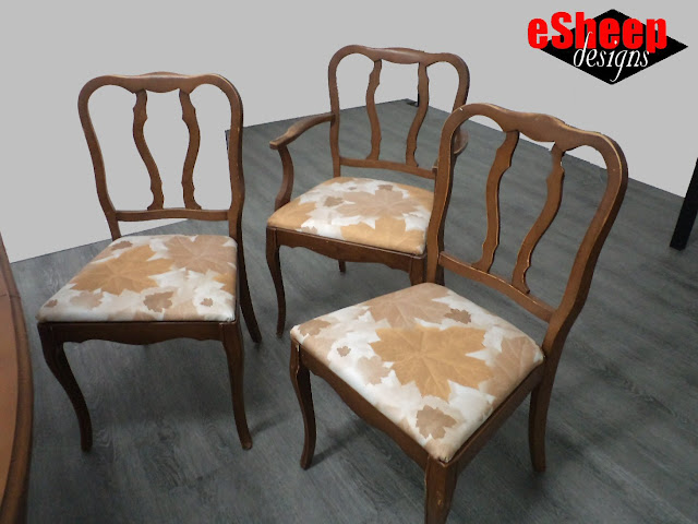 Re-Upholstered Andrew Malcolm Chairs