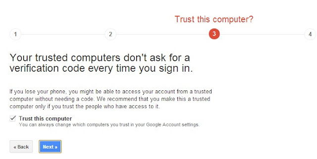 2-Step Verification - Make Computer Trusted