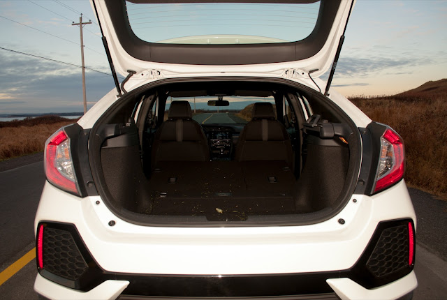 2017 Honda Civic hatchback cargo area