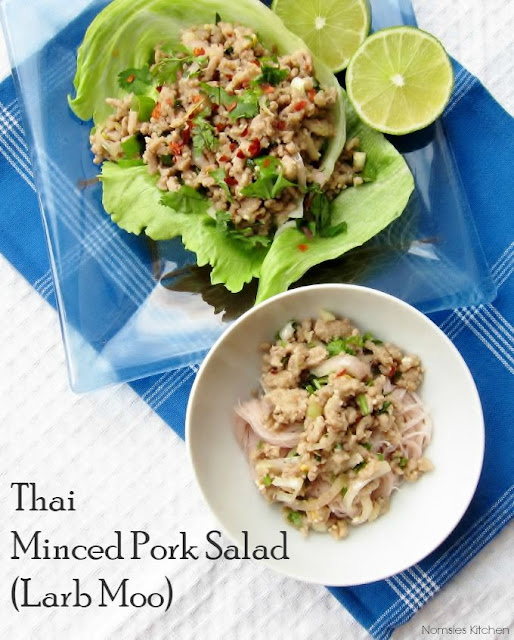 Thai Minced Pork Salad (Larb Moo) Recipe | nomsieskitchen.com