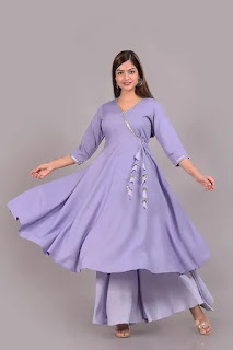 angrakha style kurti meesho