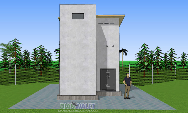 Desain Rumah  Walet  RBW Minimalis  4x4 Full Video DIAN 