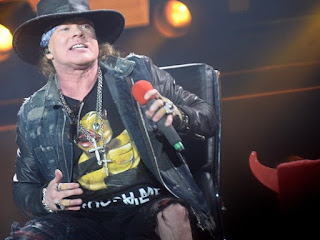 Guns N' Roses lead vocalist Axl Rose's bustling year. 