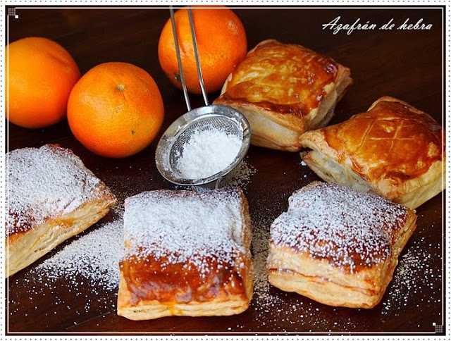 Hojaldre relleno de almendra