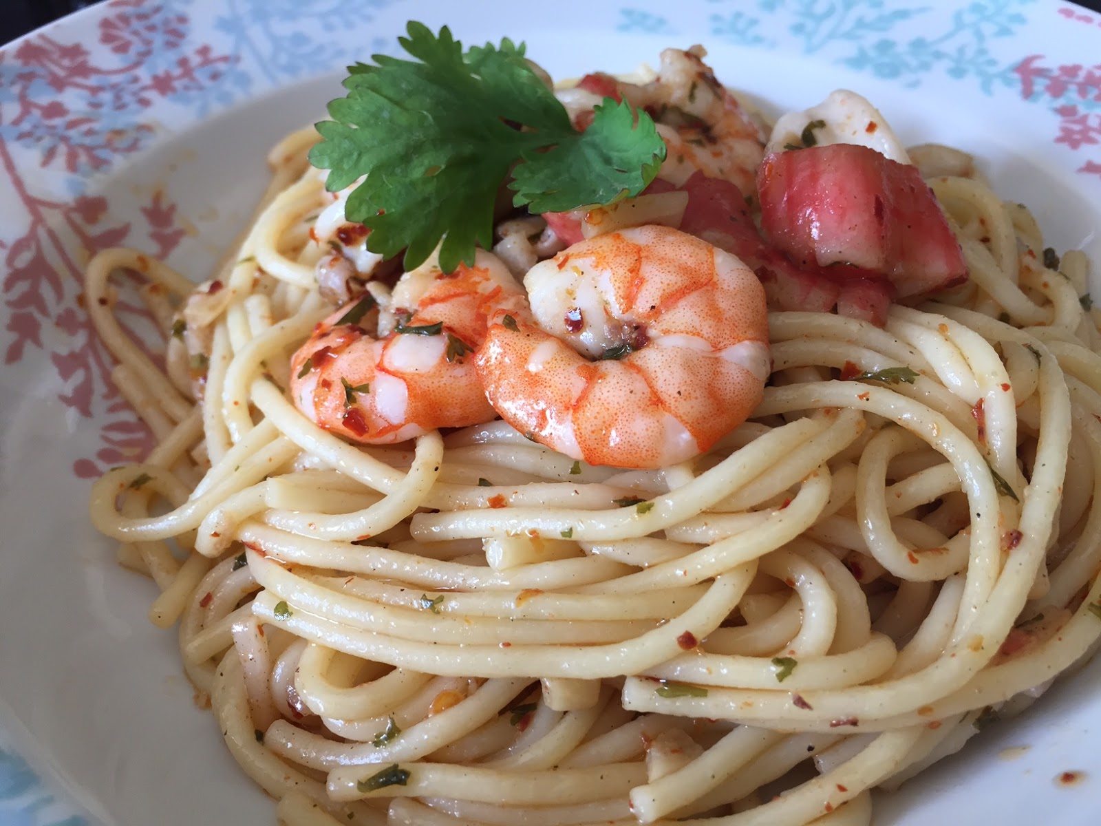 Resepi Spaghetti Seafood Aglio Olio Noxxa Resepi Periuk Noxxa