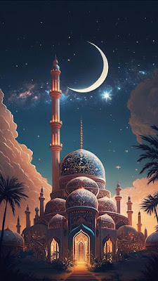 Eid Mosque iPhone Wallpaper