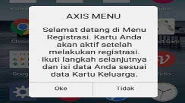 Cara Registrasi Kartu AXIS yang Gagal