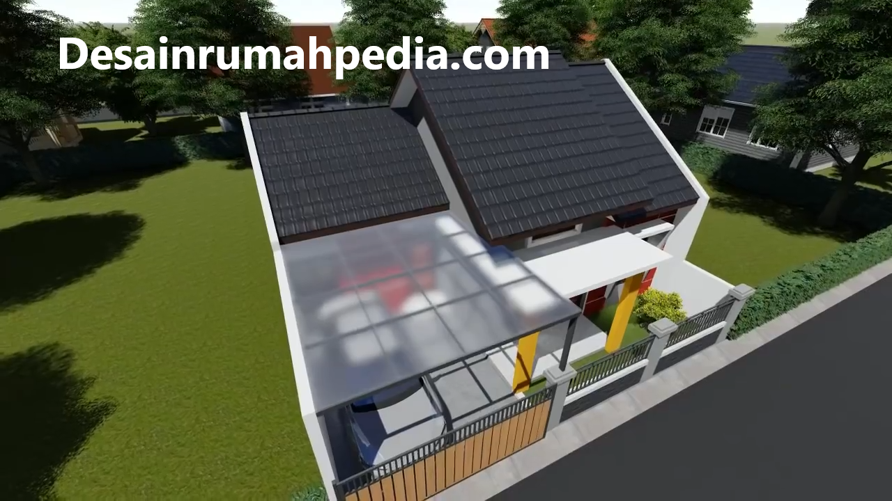 Desain Dan Denah Rumah Ukuran 10 X 10 M Terdapat 3 Kamar Tidur Yang Elegan Desainrumahpediacom Inspirasi Desain Rumah Minimalis Modern