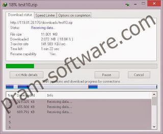 Tes Kecepata Download menggunakan IDM