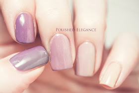 Zoya Naturel collection ombre nail art manicure
