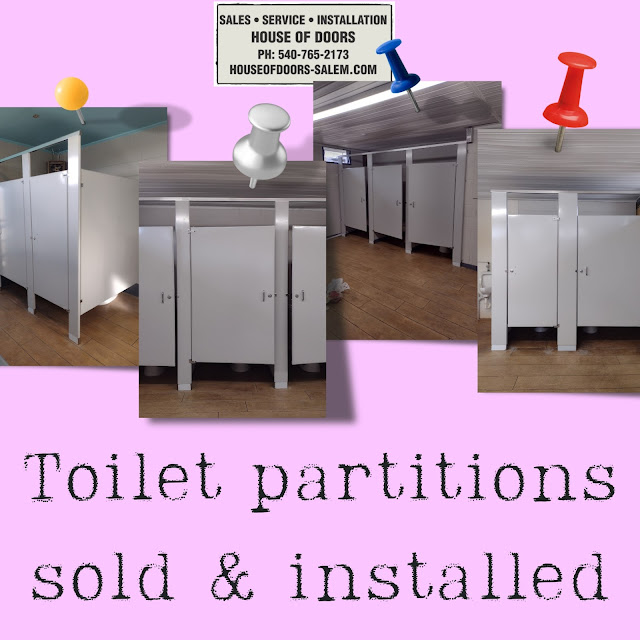 Toilet partitions by House of Doors