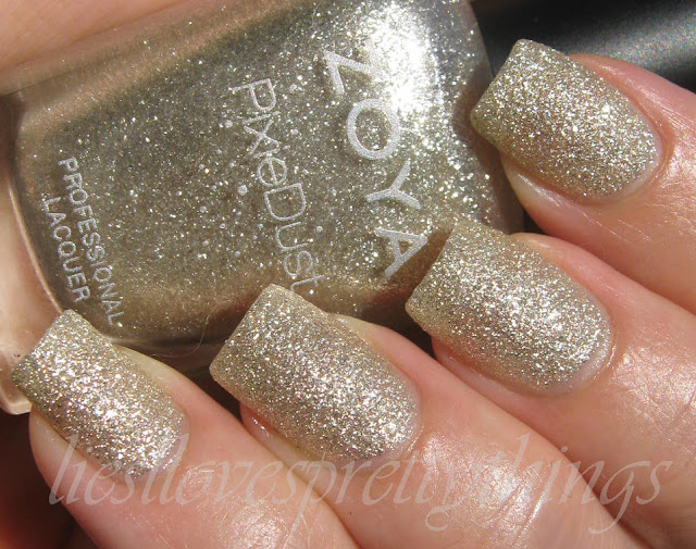 Zoya PixieDust Tomoko swatch and review