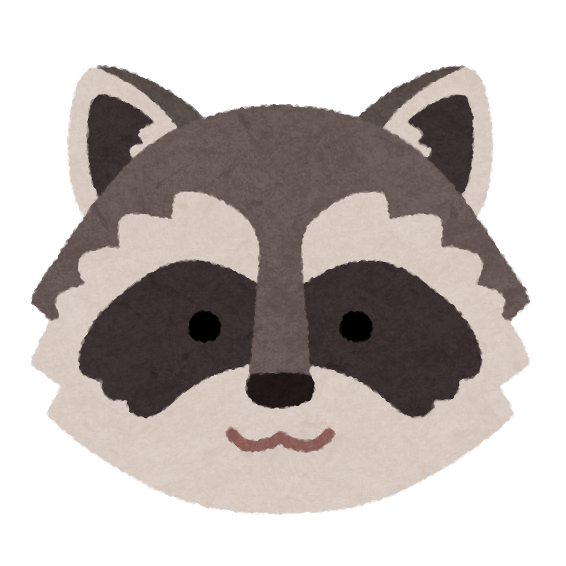 アライグマの顔のイラスト かわいいフリー素材集 いらすとや アライグマの顔のイラスト かわいいフリー素材集 いらすとや