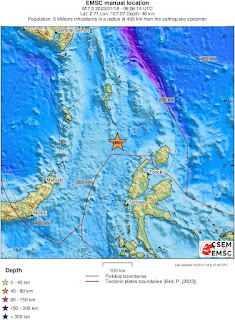 Cutremur major cu magnitudinea de 7,0 grade Marea Molucca-Estul Indoneziei