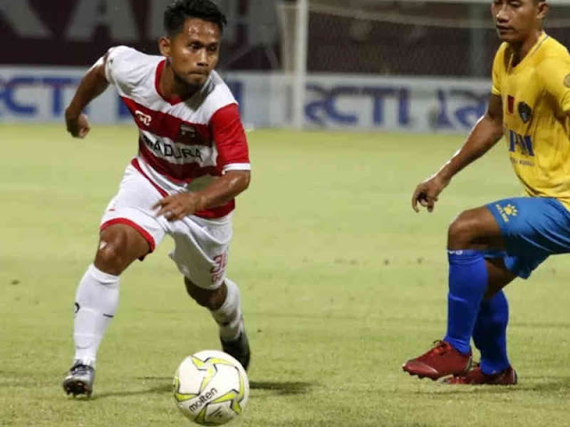  Andik Sumbang Gol Perdana untuk Madura United