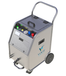 Dry ice blasting machine