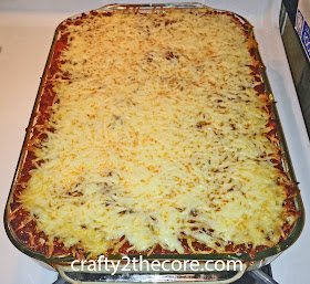 ~Fancy Pants Spaghetti Casserole~ a cross between lasagna and spaghetti. Spicy version included too!