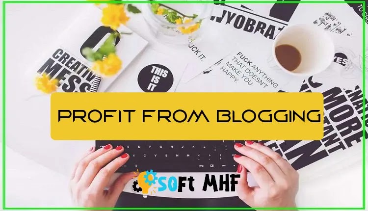 Profit from blogging online