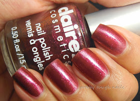 Claire's Cosmetics Poison Apple Swatch And Review