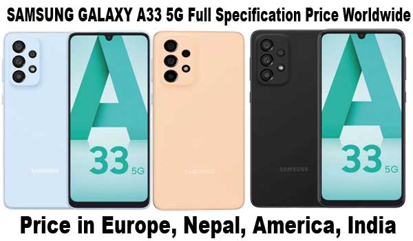 Samsung A33 specification