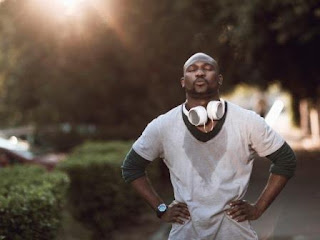 Man sweating from exercise