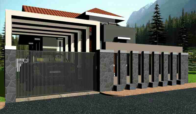 iKonsepi Unik Desain iPagari Beton iMinimalisi yang Mewah dan Elegan