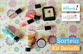 kit de maquiagem Benefit - miniaturas - travel size