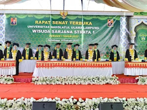 UNU Lampung gelar wisuda, 132 mahasiswa menerima gelar sarjana