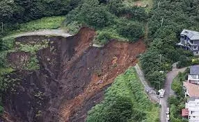 risk of landslides caused by torrential rains