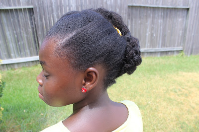 Jumbo Braid with Pin Curl on Natural Hair | Back to School DiscoveringNatural