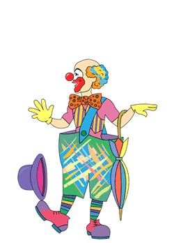  Clown * animated page