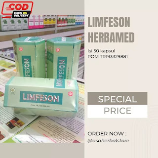 Limfeson Herbamed Herbal Membantu Mengatasi Gangguan Sistem Limfatik Limpa Limfeson